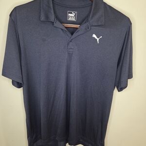 Puma Men's Navy Polo Shirt